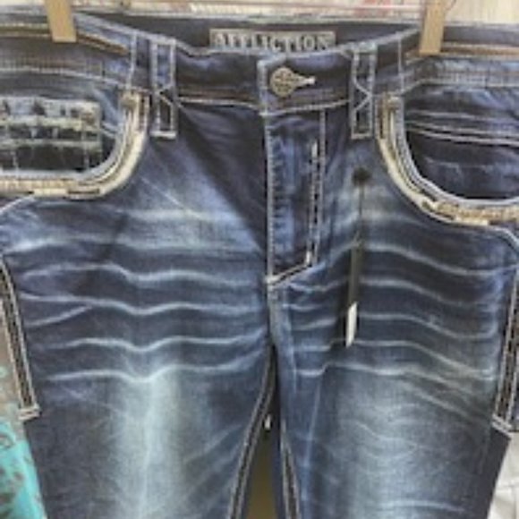 Brand New Men's Affliction Jeans Size 34 - Picture 1 of 8